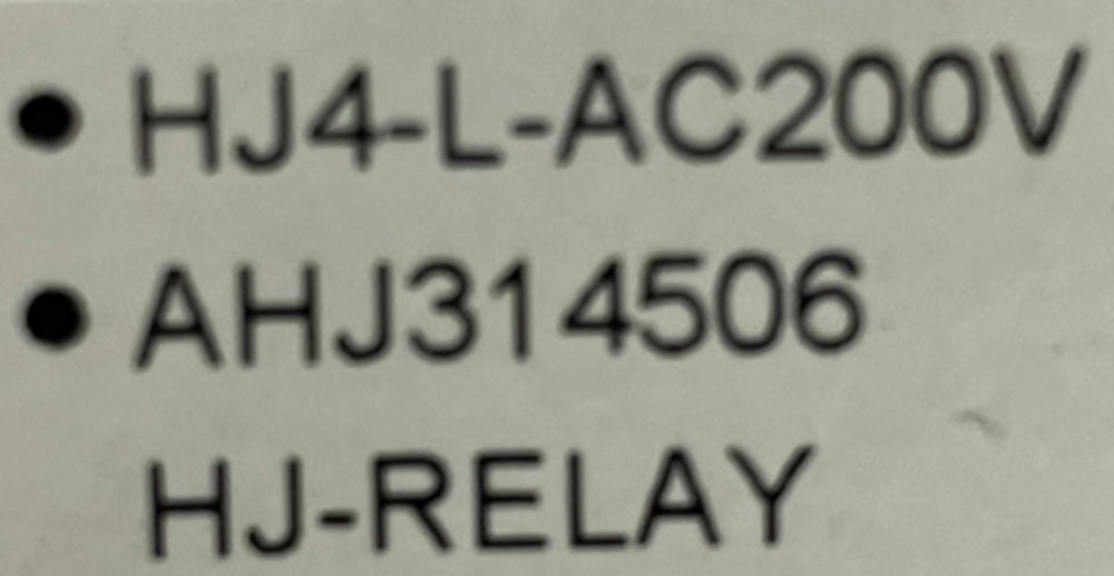 汎用パワーリレー HJ4 HJ4-L-AC200V