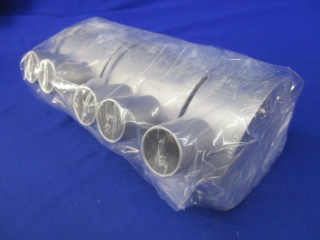 露出用丸形ボックス カブセ蓋(マットシルバー)(5個入)(新品未開封) PVM16-1KMS