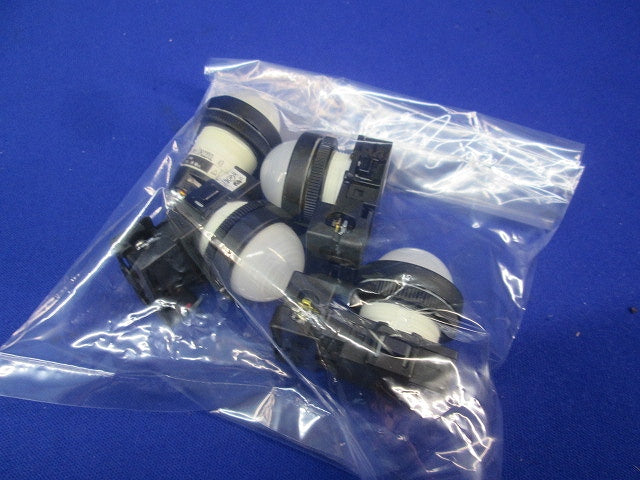 φ22コマンドスイッチ表示灯セット(混在4個入)(ホワイト) DR22DOL-E9他