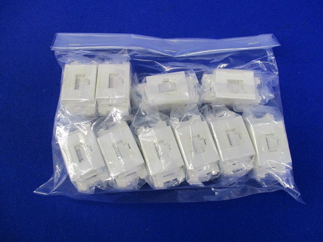 LAN用モジュラーコンセント(10個入)(ニューホワイト) NDG8058