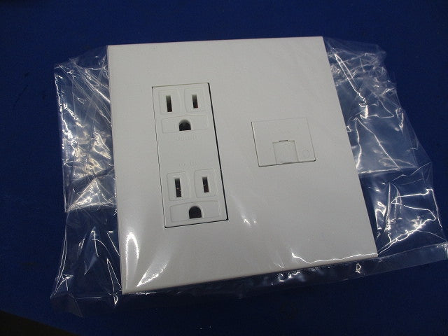 マルチメディアコンセントセット(ピュアホワイト) JEC-BN-55GK他