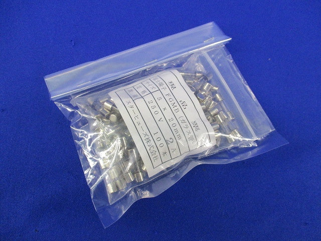 管形ヒューズ 250V2A(100本入)(OEM商品) FGMB
