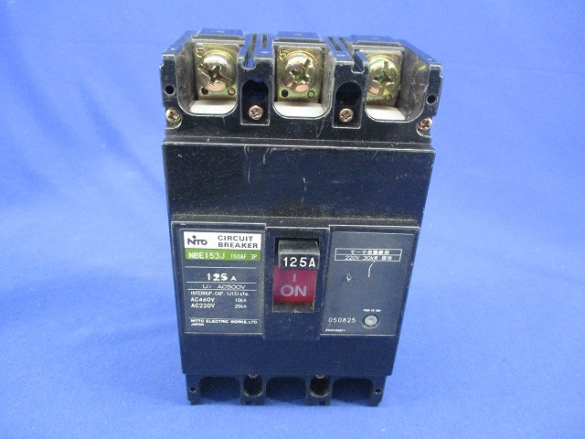 サーキットブレーカ3P125A(キズ・汚れ有)(ジャンク品) NBE153J