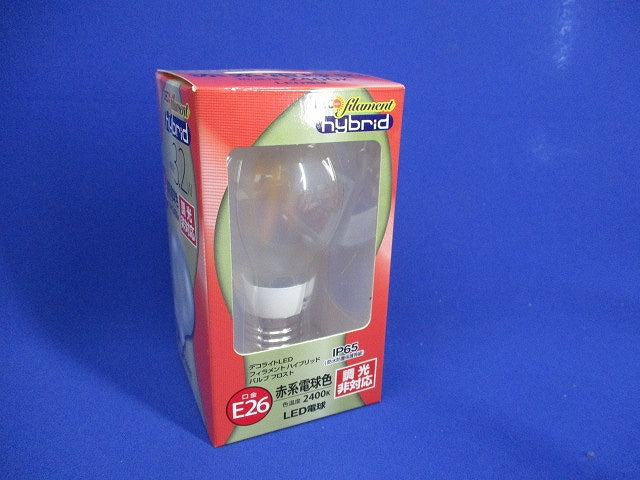 デコライトLEDフィラメント ハイブリッドバルブ フロストE26 LDA3L/F/24