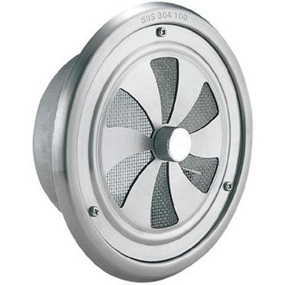 ステンレス製 100φ 丸型レジスター クリアー4 RE-100
