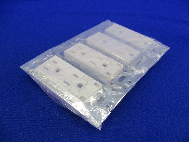 接地ダブルコンセントセット(混在4個入) JEC-BN-55GE他