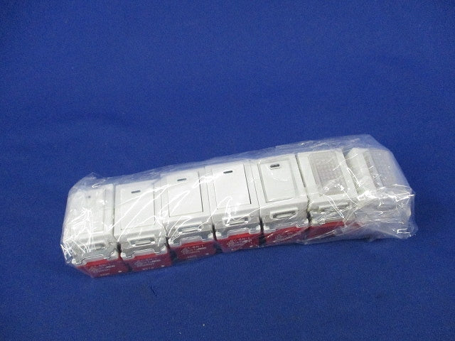 スイッチ混在セット(7個入)ピュアホワイト JEC-BN-1M他