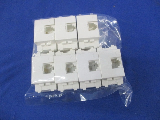 電話用埋込モジュラジャックセット(混在7個入)(ピュアホワイト) JEC-BN-WUJ4他