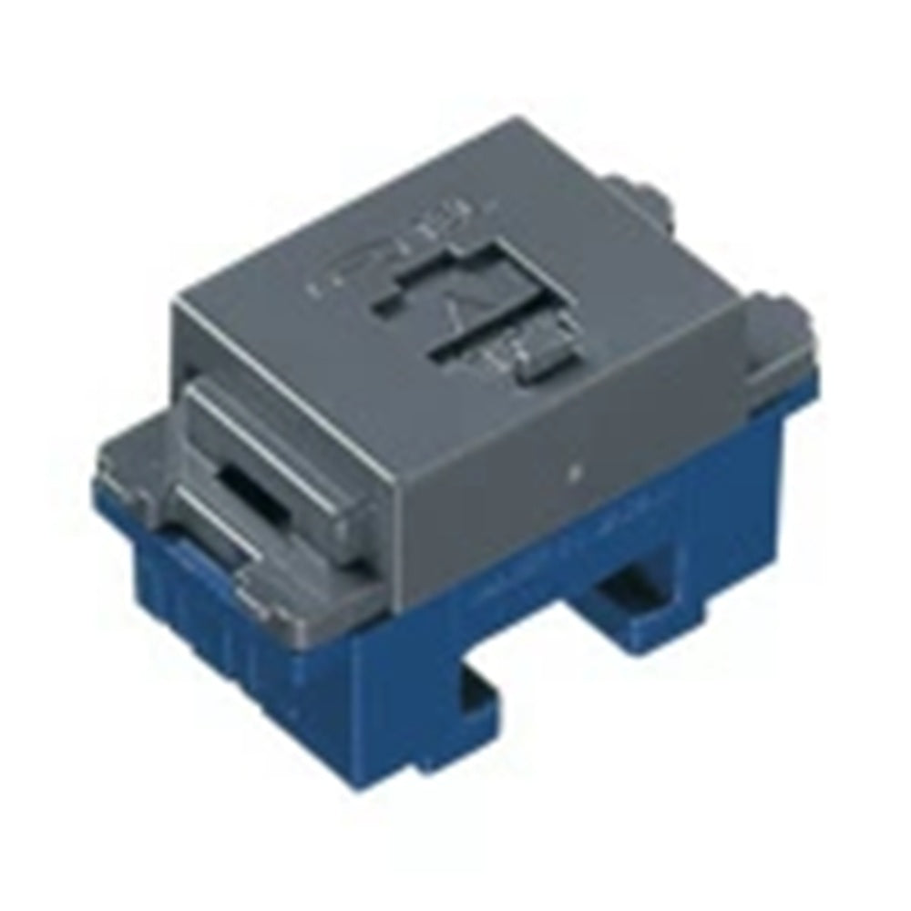 フルカラー 埋込テレホンモジュラジャック 6極2心 グレー WNT15629H