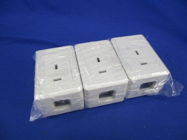 露出コンセント 20A250V(6個入)National WKS144