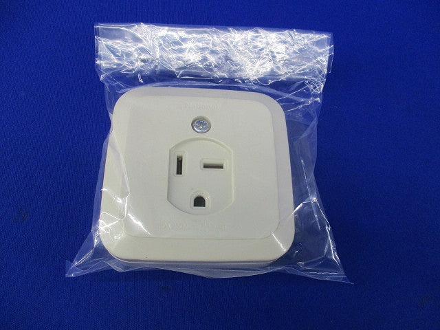 小型接地2P30A角型コンセント National WK3730