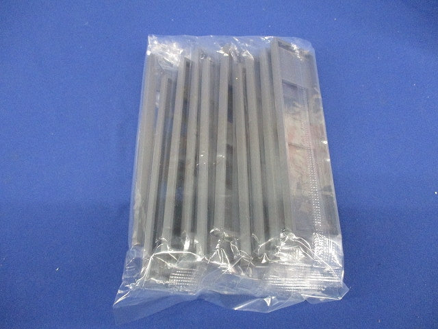 家具・機器用プレート(什器用)2口タイプ(10個入)(グレー)(新品未開封) NKPN-2UP