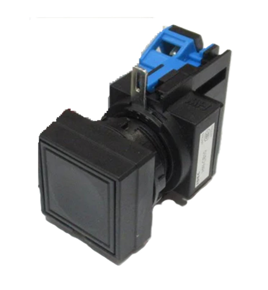 押ボタンスイッチ HWシリーズ φ22 角平形 モメンタリ形 黒 HW2B-M110B