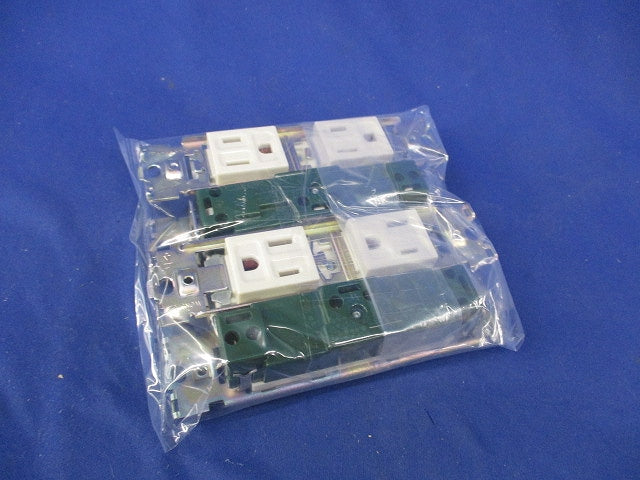 埋込接地ダブルコンセント(横形)(4個入) WF2065