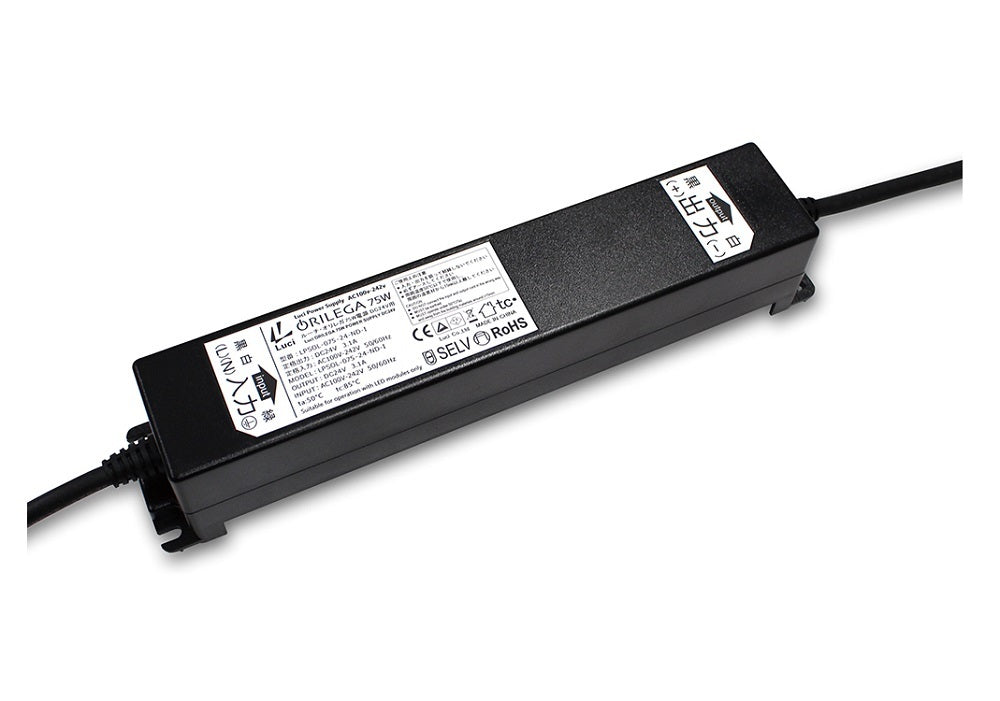 オリレガ電源 LED照明専用直流電源 DC24V用 75W 屋内用 LPSOL-075-24-ND-I