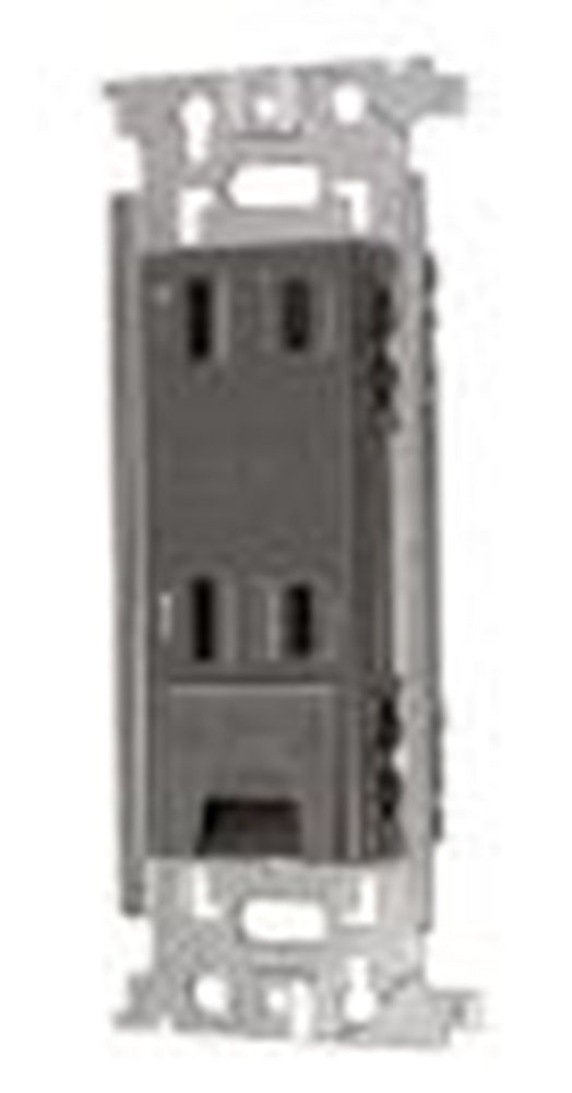 コスモFアース付ダブルコンセント グレー WTF1532HK