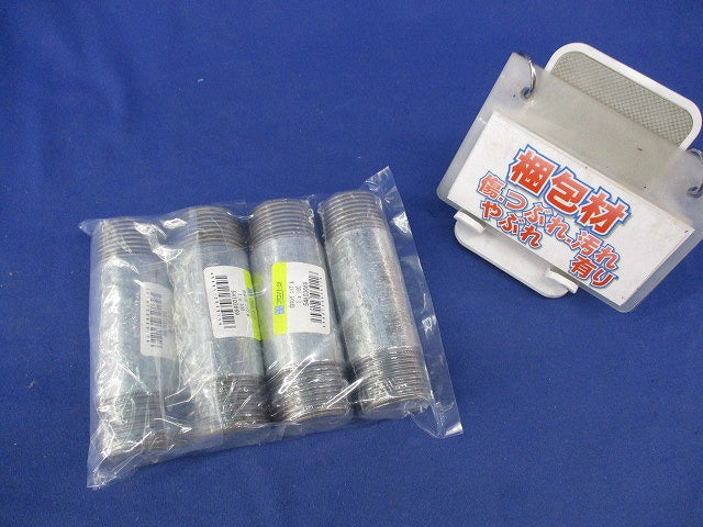 白ロングニップル(4個入) 1×100