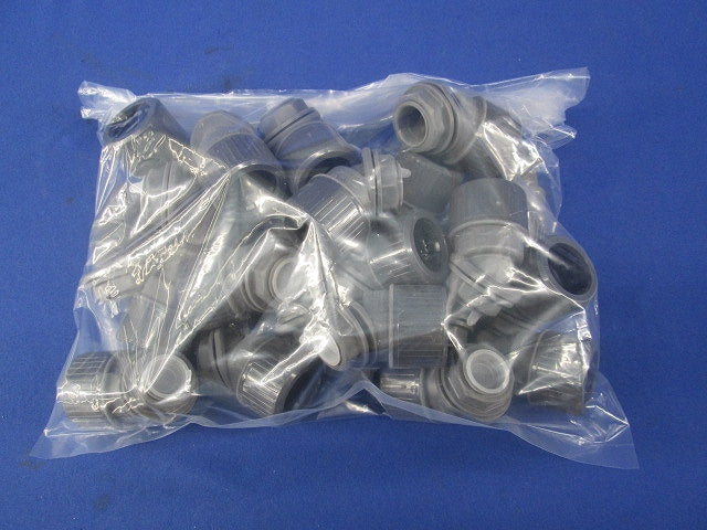 プラフレキ 曲がりコネクタ(21個入)(グレー) PF16MHR