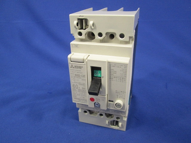 漏電遮断器60A 高調波・サージ対応形(キズ・汚れ有) NV63-CVF