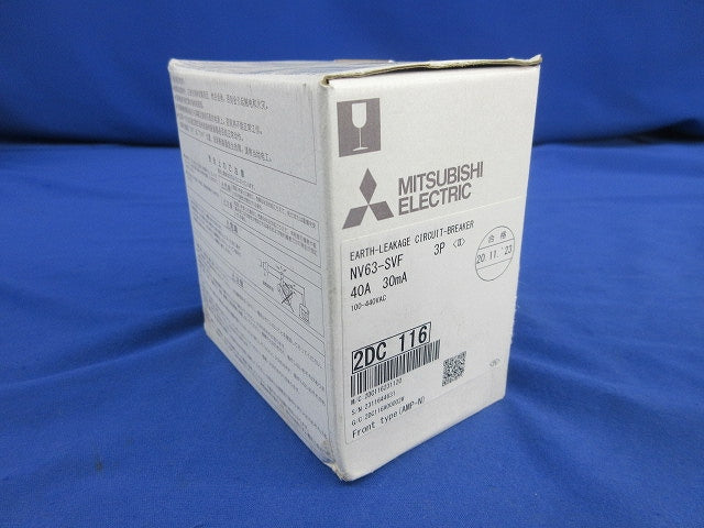 漏電遮断器3P3E40A NV63-SVF