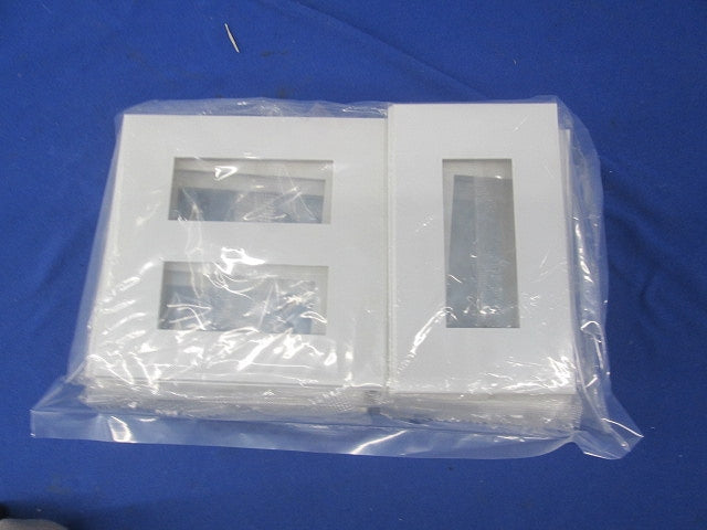 コンセントプレート混在(8枚入)(ピュアホワイト) QWD-3他