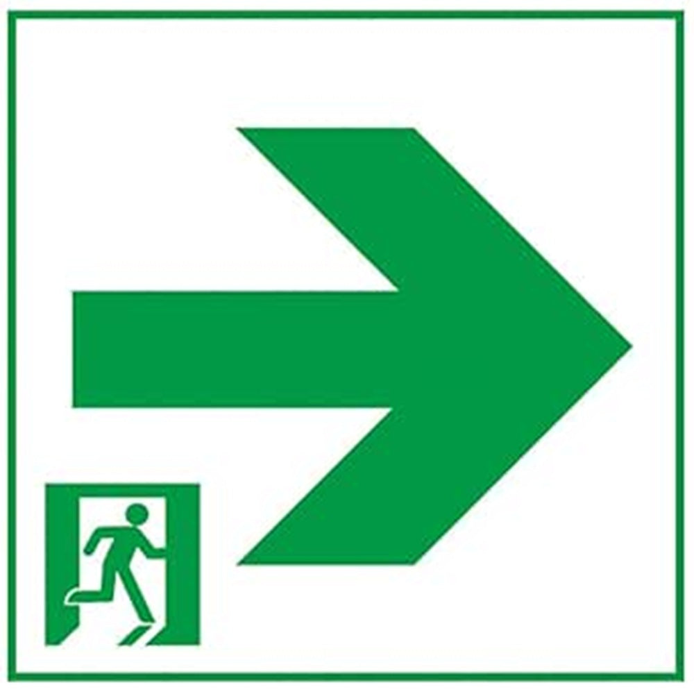 通路 表示板 右 C級 直付用 コンパクトスクエア用 FK10017