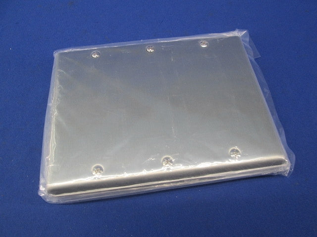新金属カバープレート3連(取付枠付)(3枚入) WN7593