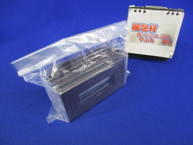 1連3口プレート(6枚入)チョコ NKP-3UF