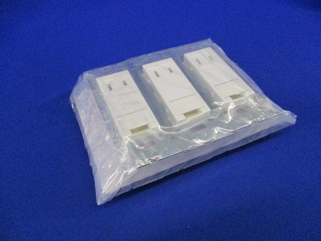 アースターミナル付埋込コンセント(7個入)(ピュアホワイト) JEC-BN-5E