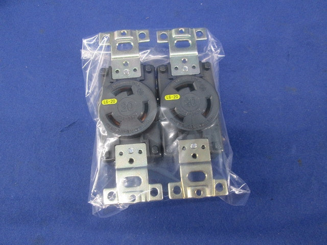 引掛埋込コンセント(2個入) 3220-L6