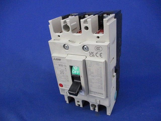 漏電遮断器3P20A(テプラ有) NV50-KC