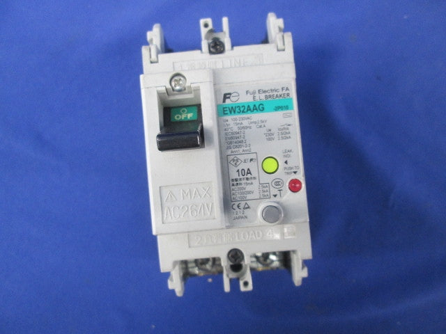 漏電ブレーカ 2P10A EW32AAG-2P010