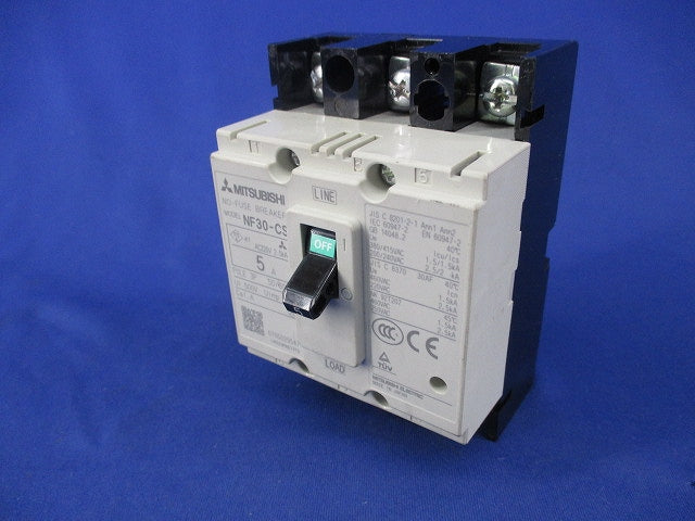 ノーヒューズ遮断器3P5A NF30-CS