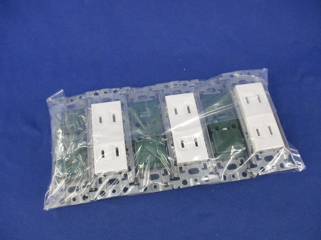 埋込ダブルコンセント(6個入)National WTF1502WK