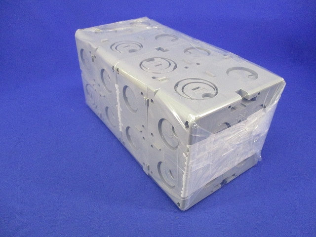 埋込四角アウトレットボックス(4個入)(グレー) CDO-4B