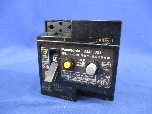 漏電ブレーカ2P1E30A BJJ23031