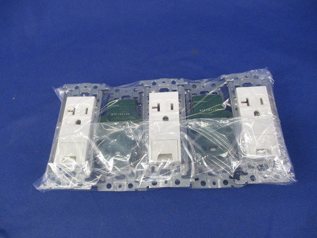 15A・20A兼用埋込アースターミナル付接地コンセント(5個入) WTF19313K