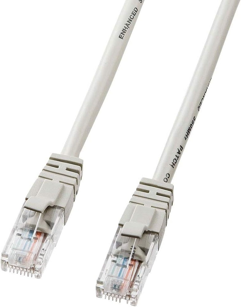 エンハンスドカテゴリ5LANケーブル 5m ライトグレー LKB5Y-05N