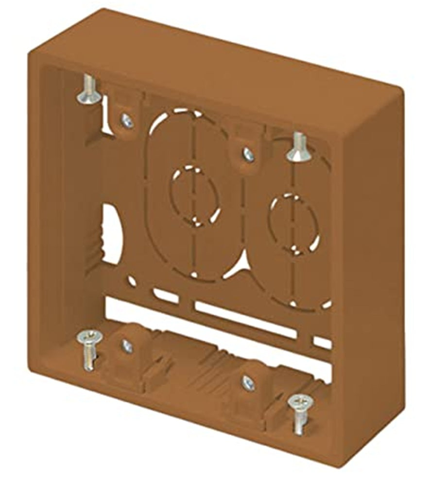 露出ボックス2個用 深型 ブラウン SFBF26