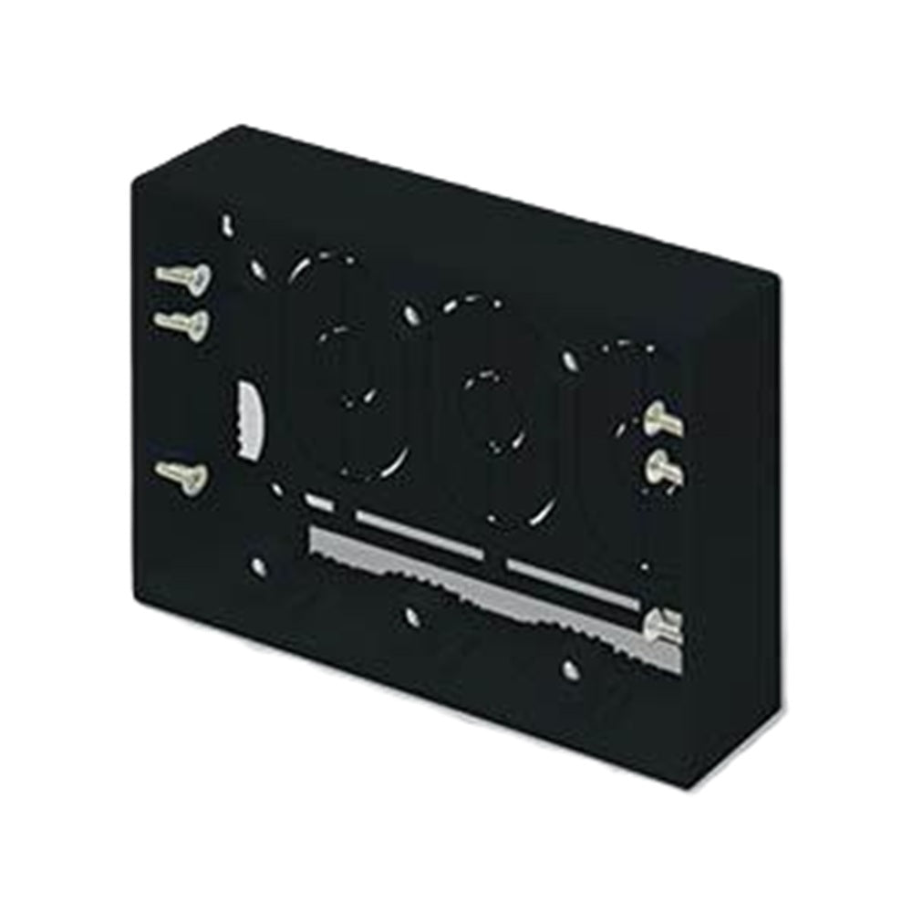 露出ボックス3個用浅型 ブラック SFBA3W