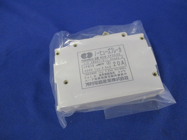 ノーヒューズブレーカ 2P2E20A NCB2P2E20