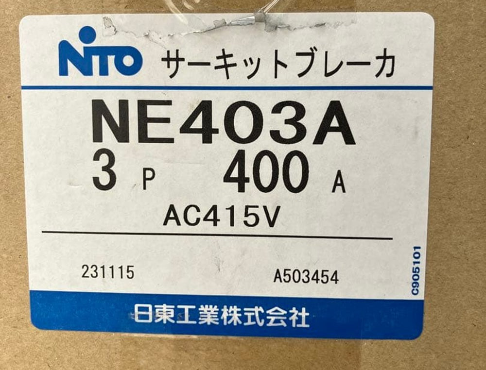 サーキットブレーカ 3P400A AC415V NE403A3P400A