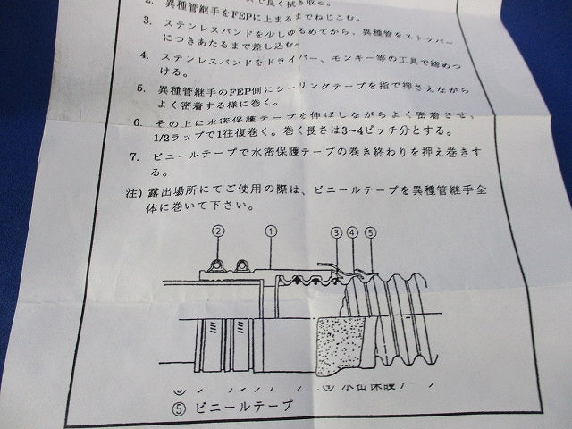 異種管接続材料(1セット入) N30-1