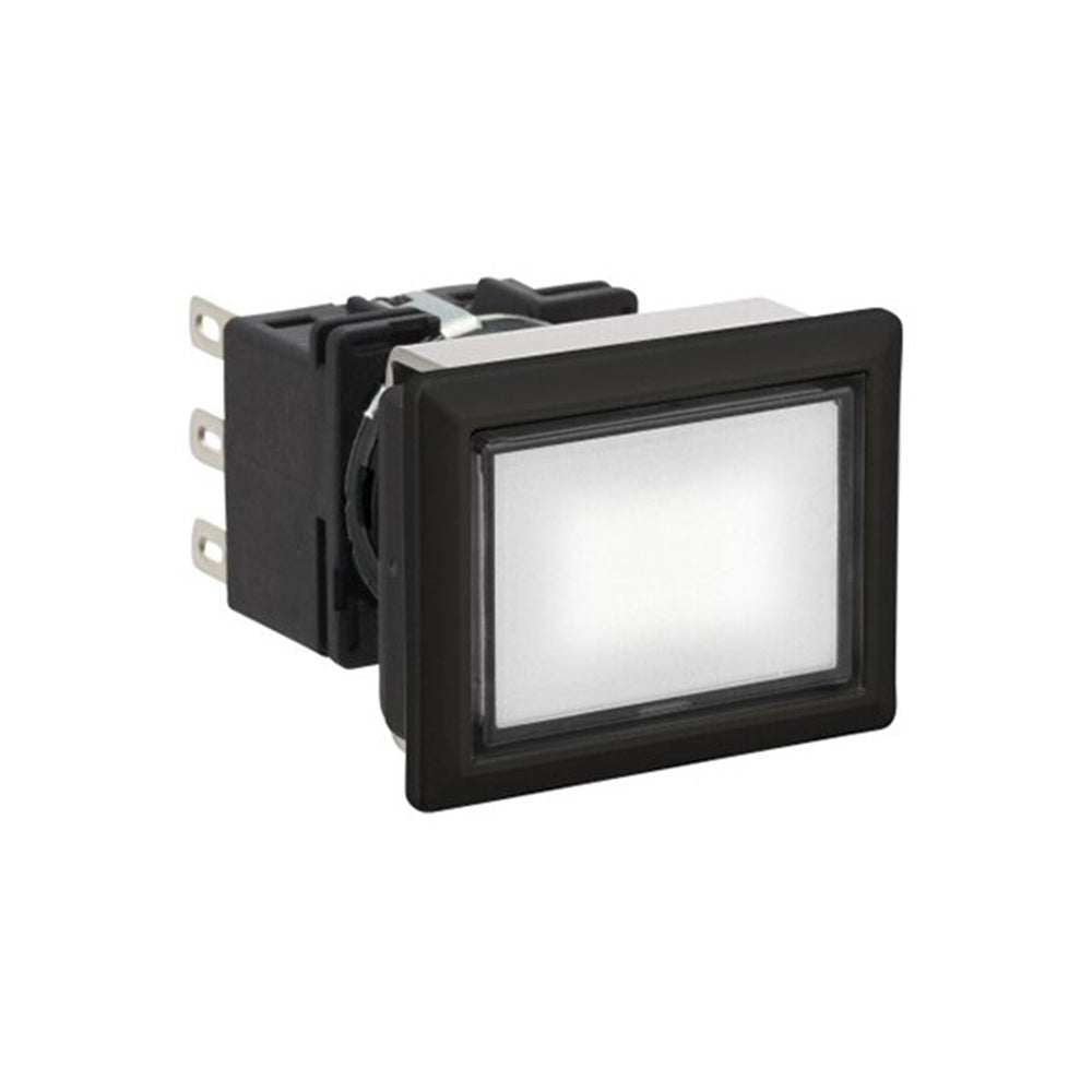 照光押ボタンスイッチ 長角形 オルタネイト形 白 LB8L-A1T14W