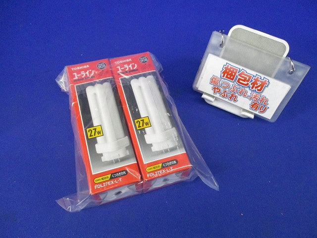 コンパクト形蛍光ランプ(電球色)(2個入) FDL27EX-L-T