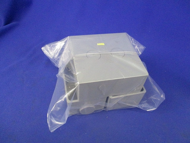 露出スイッチボックス(混在3個入)グレー PVR22-1