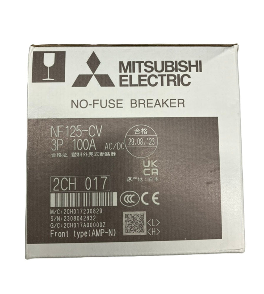ノーヒューズ遮断器 3P100A NF125-CV3P100A
