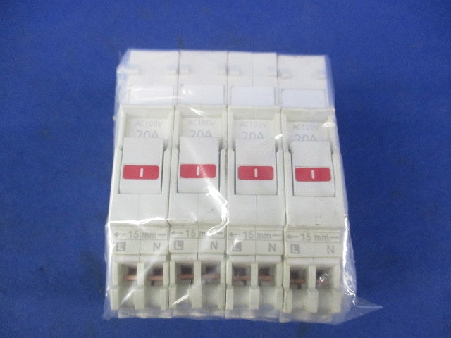 サーキットブレーカ2P1E20A(4個入) SH-30