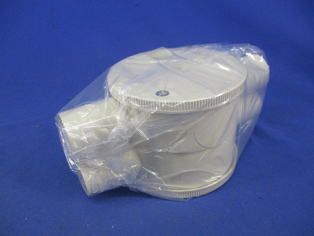 露出用丸形ボックス2方出(2個入)(アイボリー) R222JHW