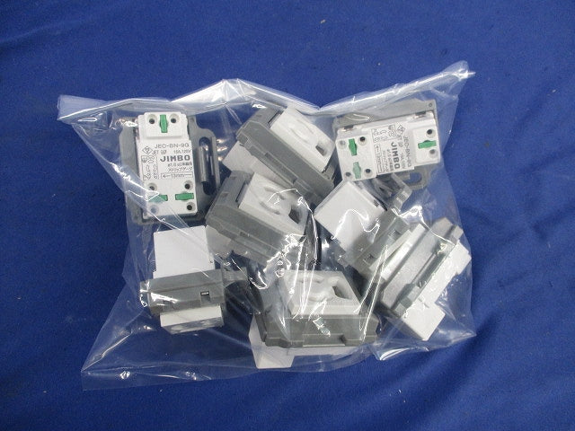 抜止接地コンセント(8個入)(ピュアホワイト) FS-9G